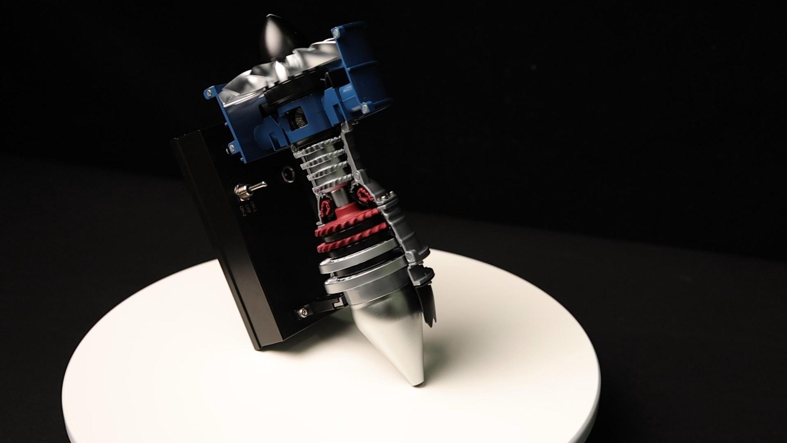 DM122 Mini Metal Turbofan Engine Model Kit That Works, 170+ Parts 1:14 ...