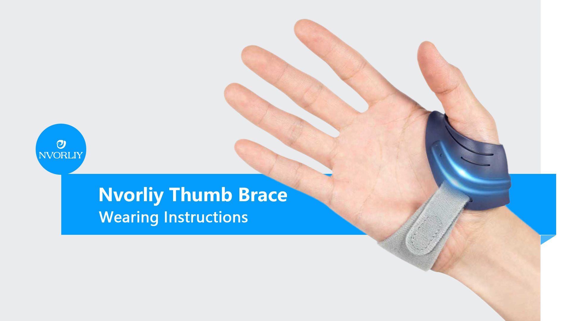 thumbnail video image 2 of Nvorliy CMC Joint Thumb Arthritis Brace, CMC Thumb Support Brace for Osteoarthritis, CMC Joint Pain Relief, Tendonitis, Arthritis - Thumb Stabilizing Orthosis (Left - with Thumb Sleeve, Medium), 2 of 7