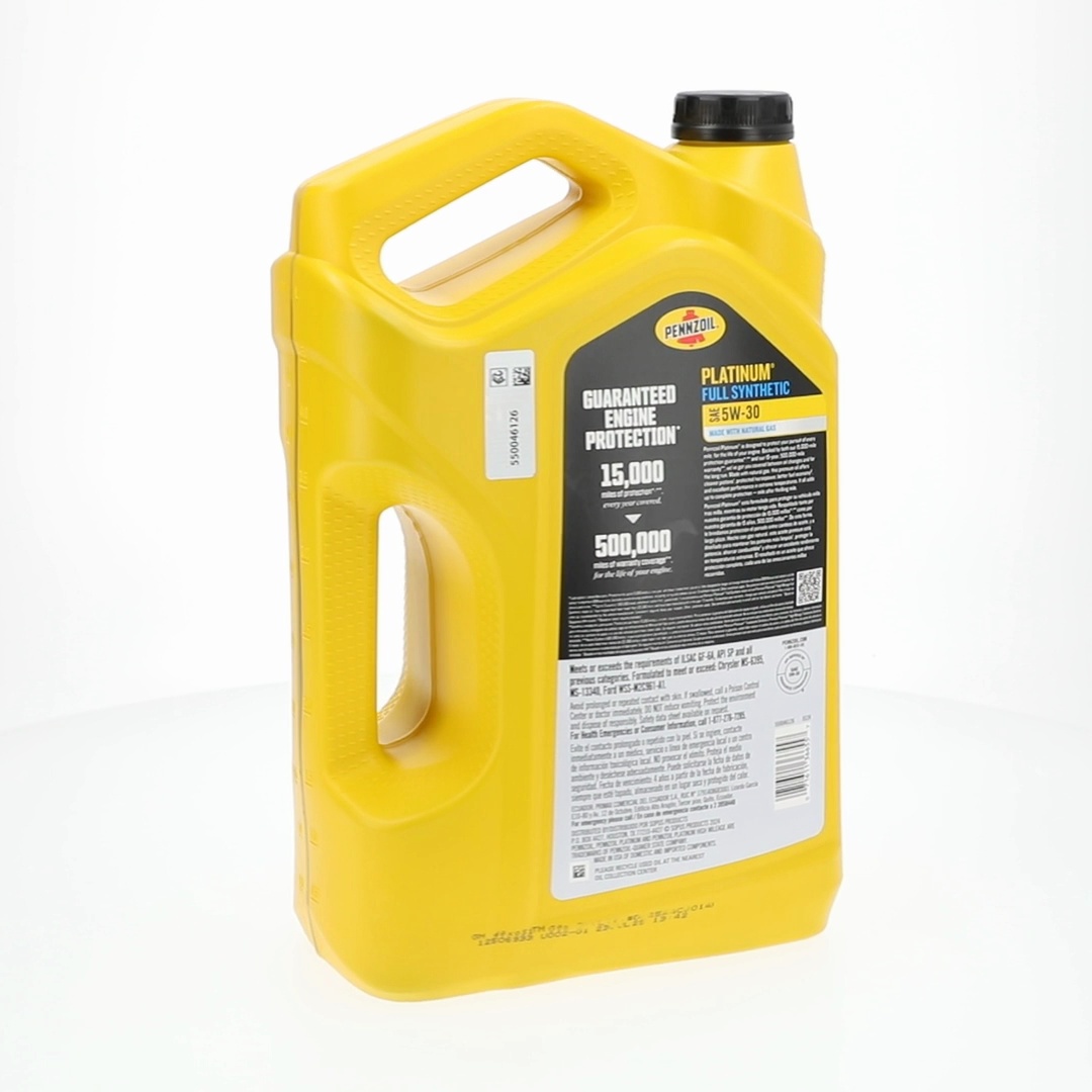 2 pack) Pennzoil Platinum Full Synthetic 5W-30 Motor Oil, 5 Quart