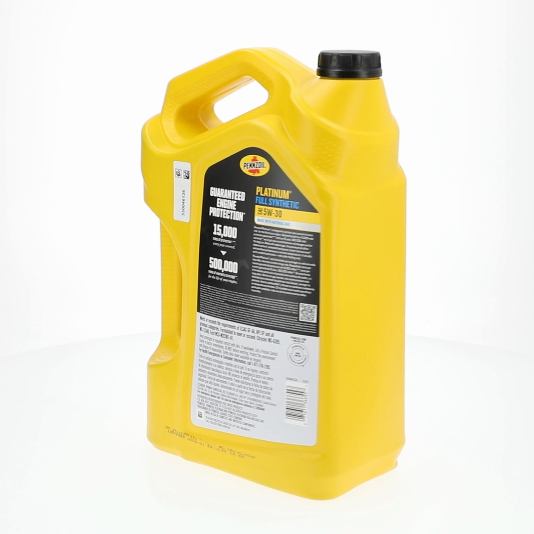 2 pack) Pennzoil Platinum Full Synthetic 5W-30 Motor Oil, 5 Quart