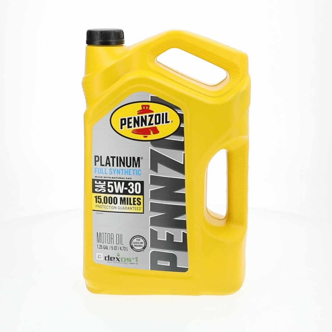 2 pack) Pennzoil Platinum Full Synthetic 5W-30 Motor Oil, 5 Quart
