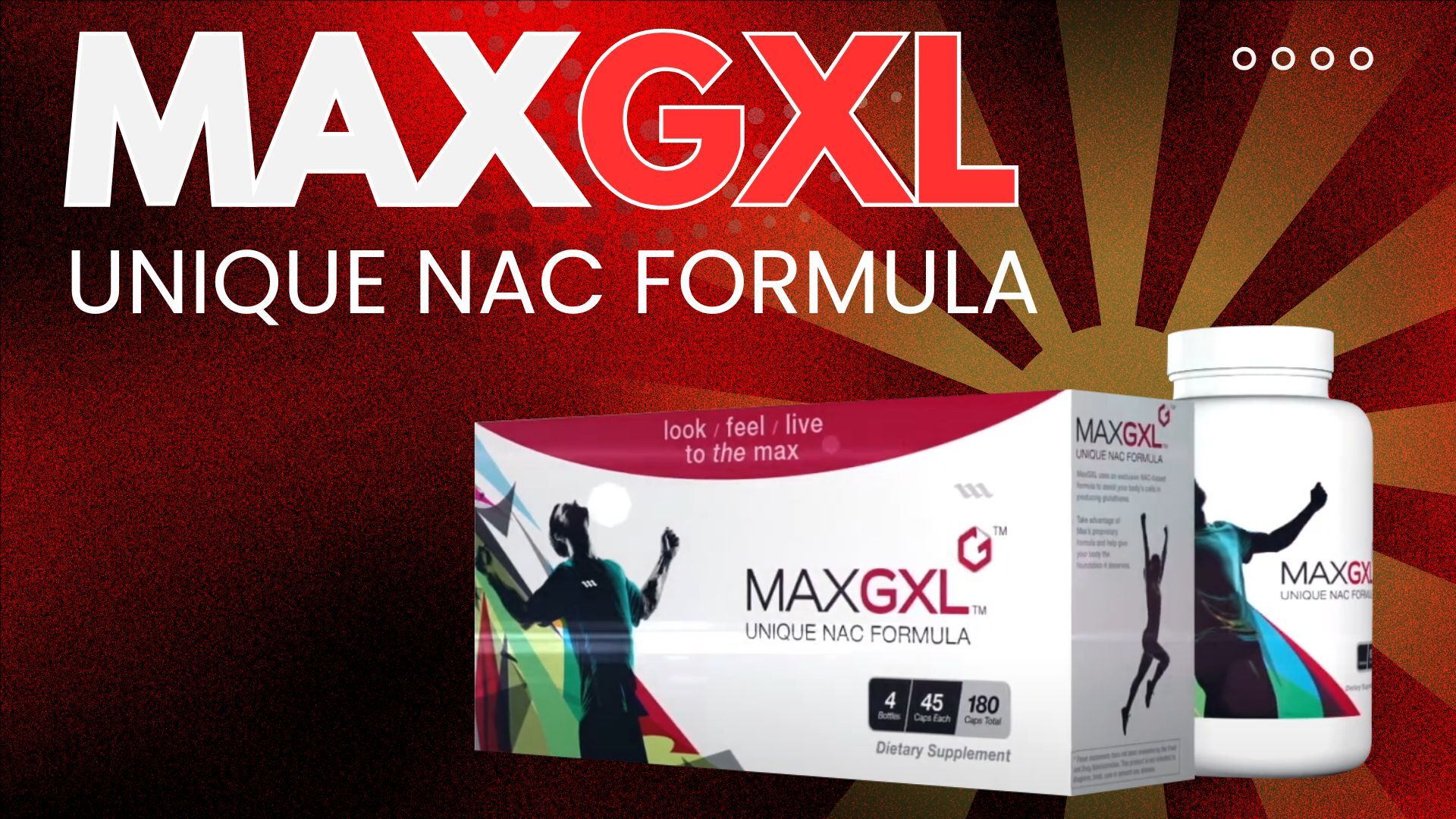 thumbnail video image 2 of Max International MaxGXL, Unique NAC Formula, Immune and Detox Support, 180 Caps, 2 of 12