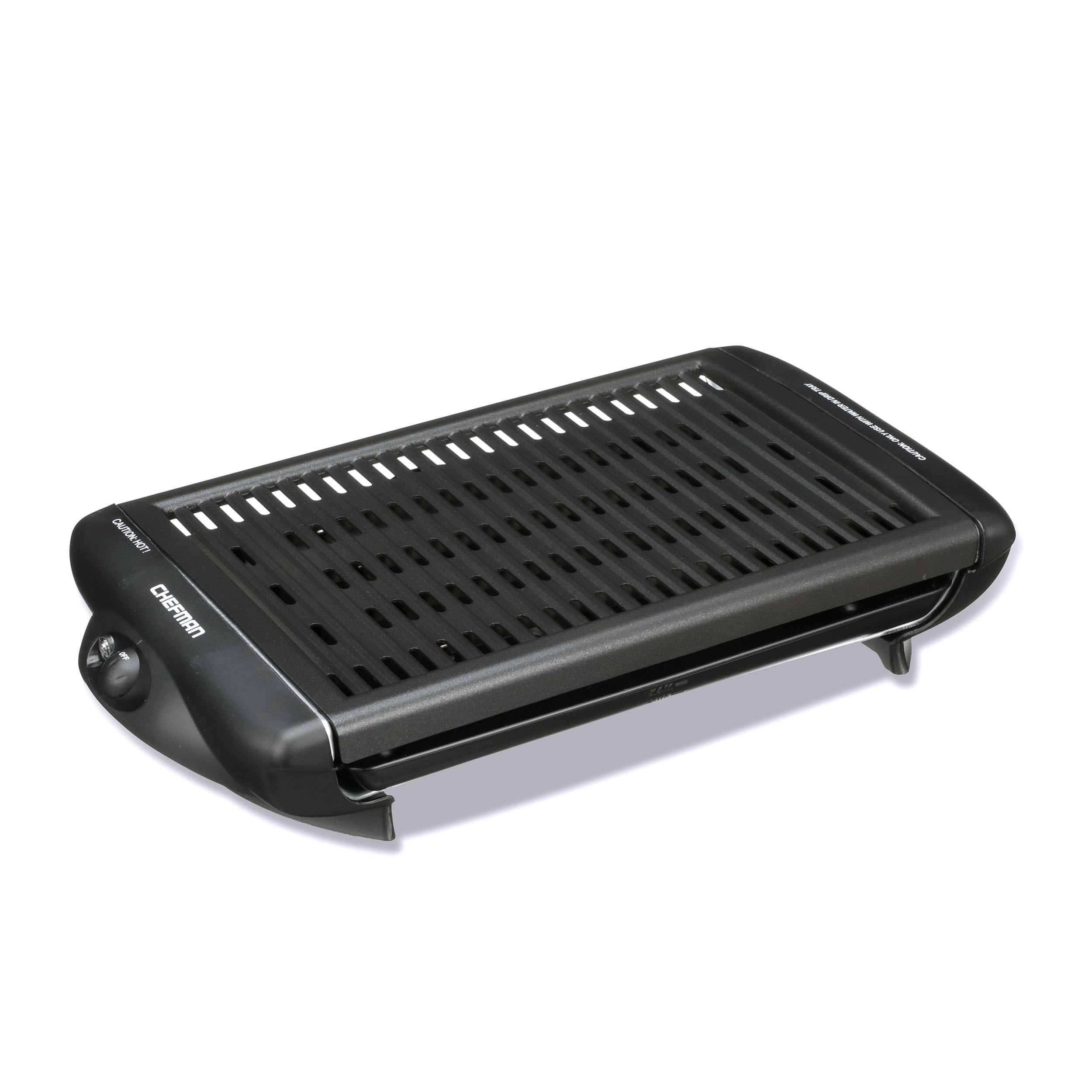 Montgomery Ward Chef Tested Electric Grill- Indoor/Outdoor Use, Removable  Cast Aluminum Griddle, Temperature Control, Drip Tray, Warming Drawer, 1350