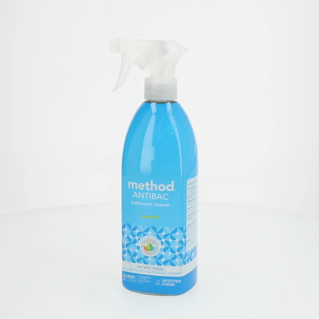 method, Antibacterial Bathroom Cleaner, Spearmint, 28 fl oz