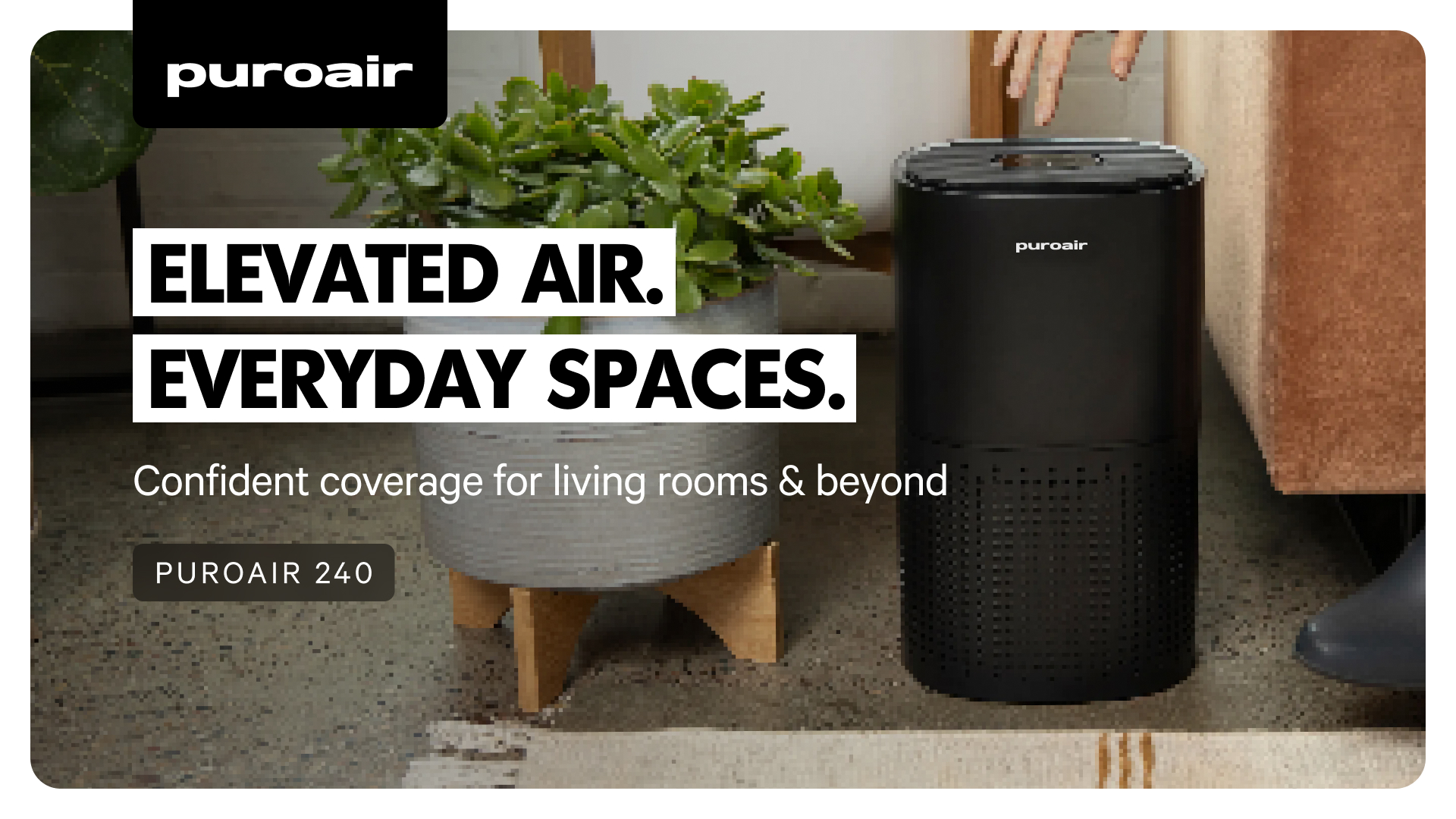 thumbnail video image 2 of PuroAir 240 HEPA Air Purifiers for Home Large Rooms - Covers 1,000 sq ft, 2 of 10