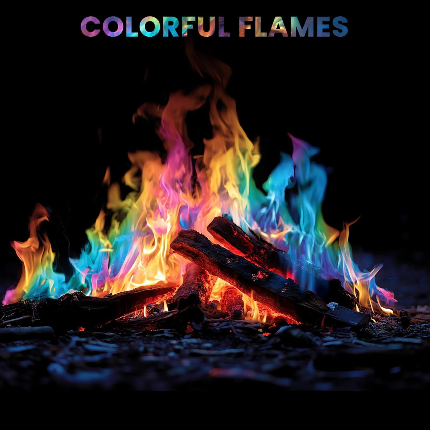 thumbnail video image 2 of EVERBETTERUS Magical Flames Fire Color Changing Packets Fire Pit , Fire Color Packets for Camping Essentials, Campfire, Bonfire & Fireplaces, Campfire Accessories(24PCS）, 2 of 12