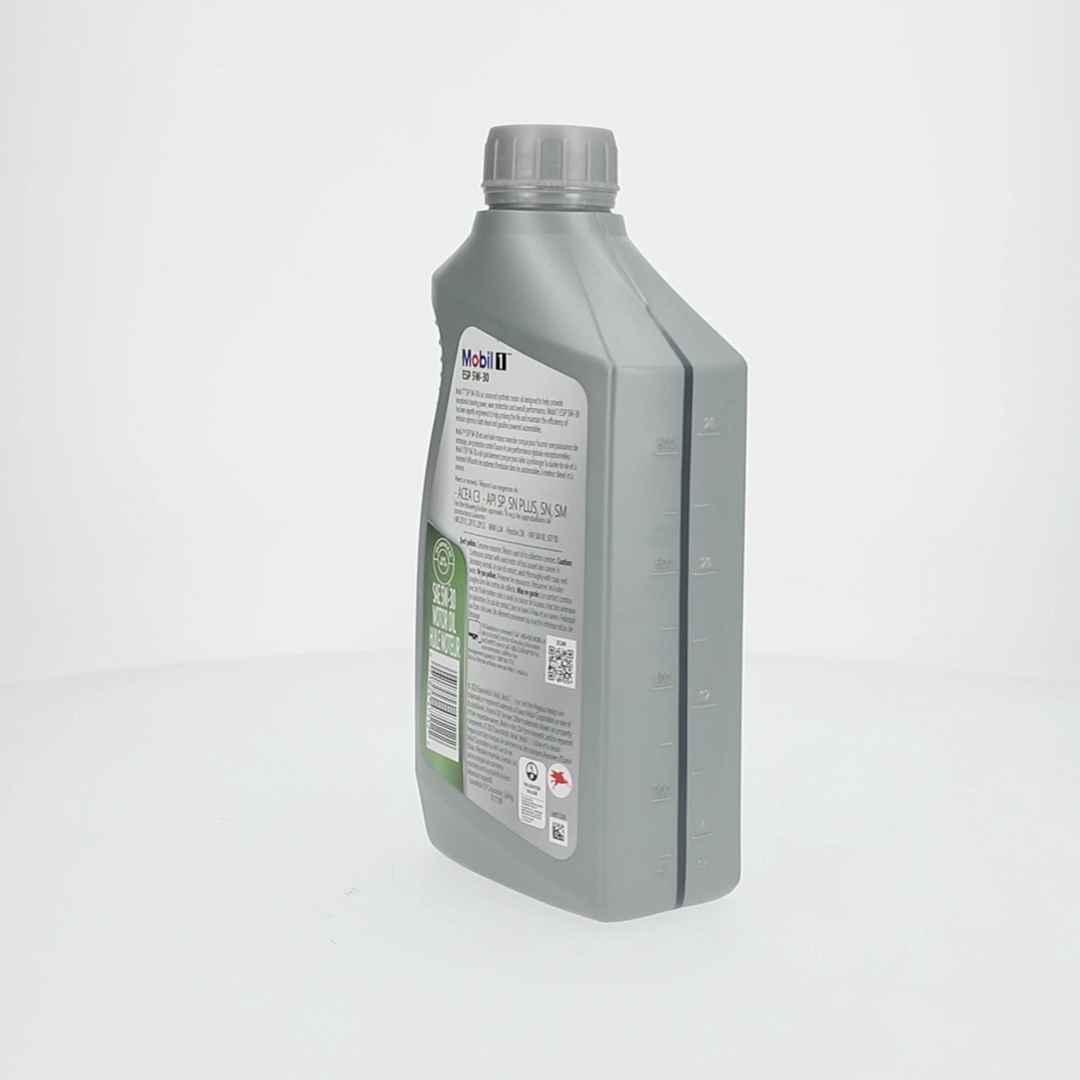 4 pack) Mobil 1 ESP Full Synthetic Motor Oil 5W-30, 1 Quart