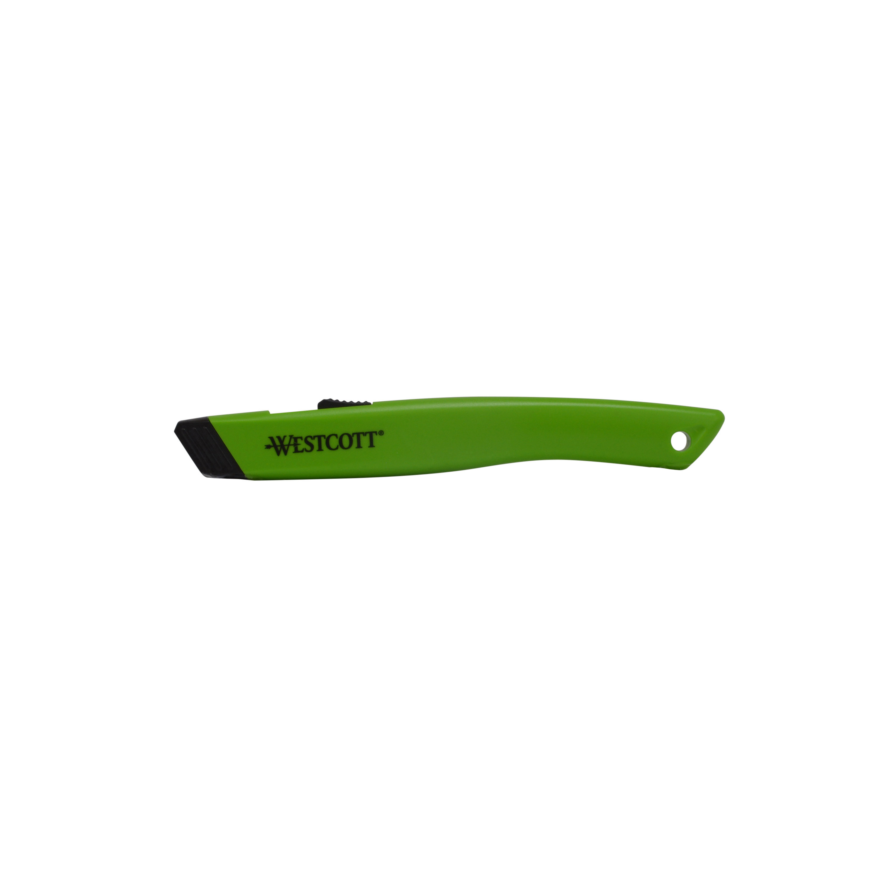 Westcott Full Size Retractable Box Cutter 17530 Finger Loop Lime Green 