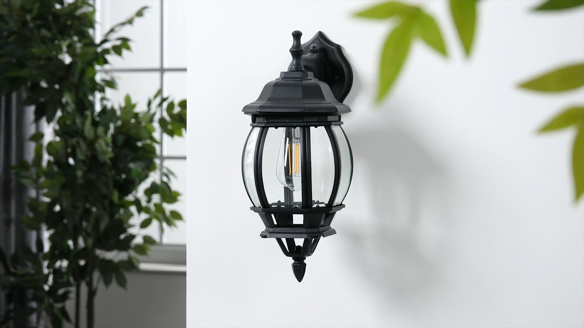 thumbnail video image 2 of VIANIS Outdoor Wall Lights, Oil Rubbed Bronze Dusk to Dawn Exterior Light Fixtures Wall Mount for House, Farmhouse Outdoor Wall Sconce Lantern for Porch, Anti-Rust Outdoor Coach Lights for Garage, 2 of 10