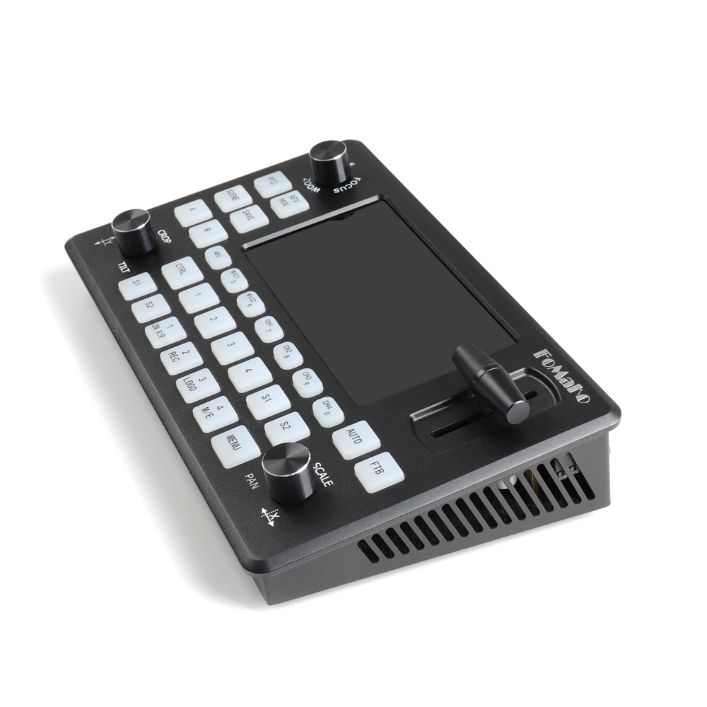 Mixer Video FoMaKo 5.5" - 4 Ingressi HDMI Per Live Streaming E Registrazione