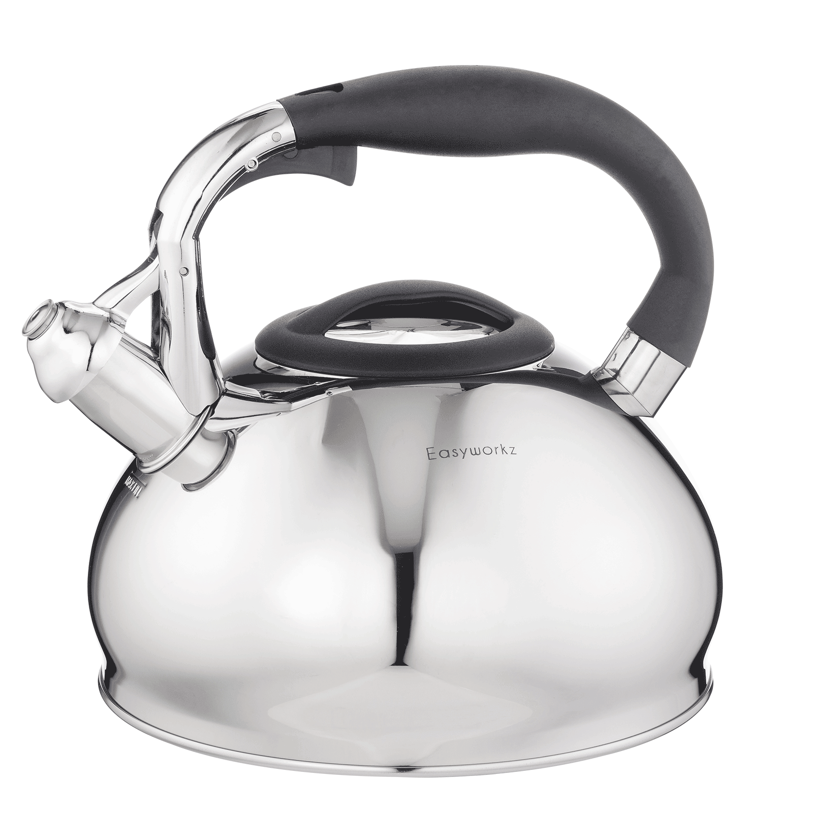 Easyworkz Whistling Stovetop Tea Kettle Food Grade Stainless Steel