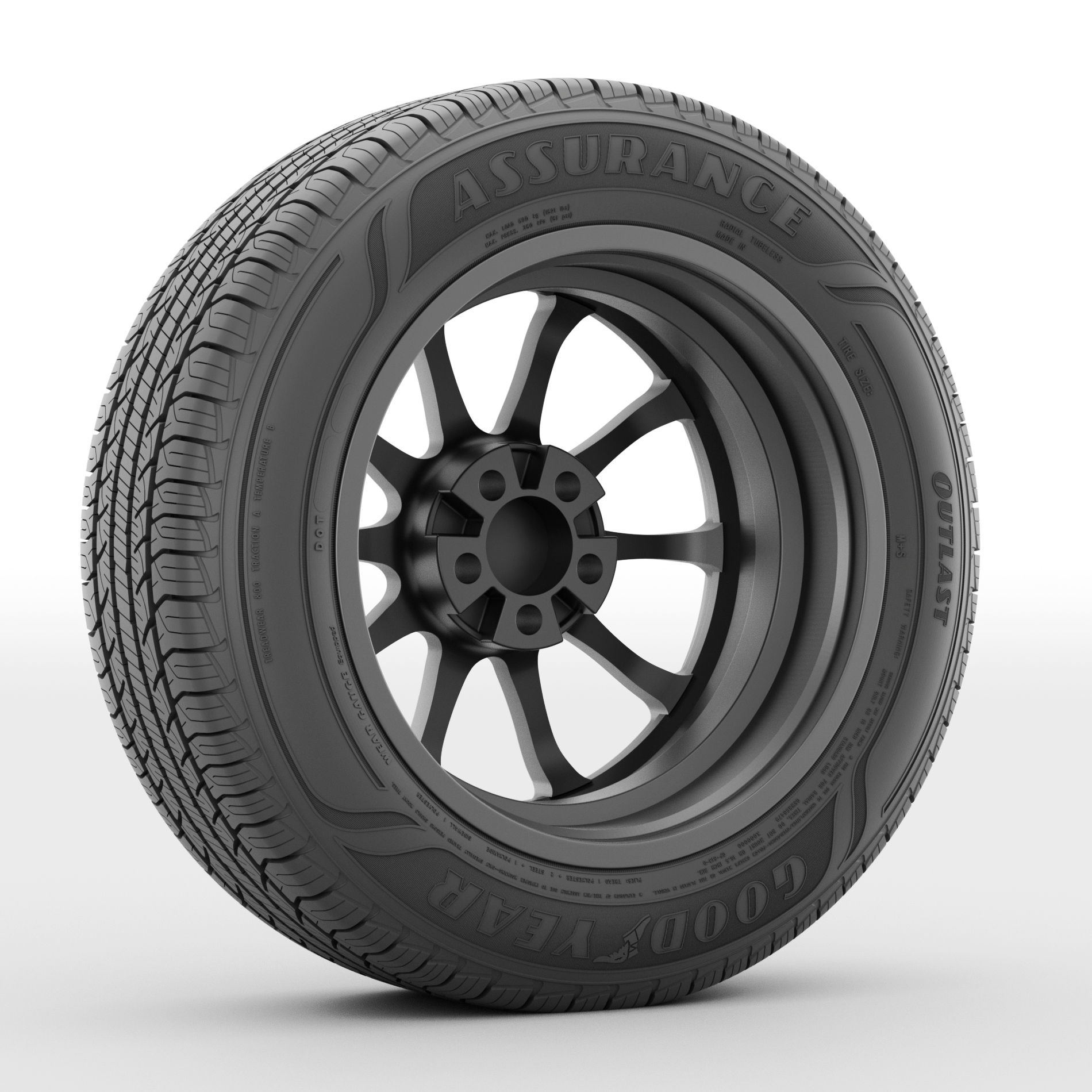104H Assurance 235/65R17 Outlast All-Season Tire Goodyear