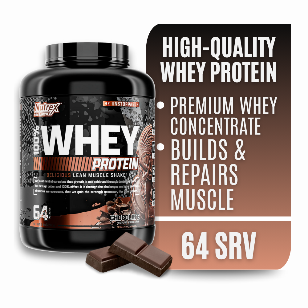 thumbnail video image 2 of Nutrex Research 100% Whey Protein Powder Concentrate and Isolate Chocolate 5lb, 2 of 10