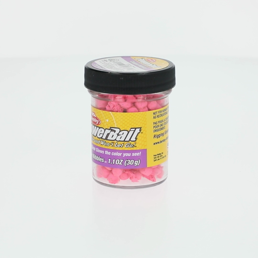 Berkley PowerBait Chroma-Glow Crappie Nibbles Fishing Dough Bait