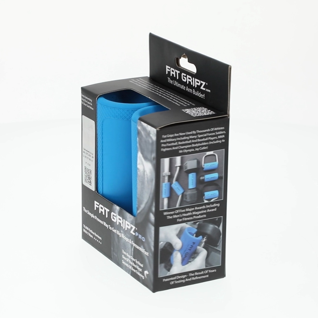 Fat Gripz Pro - Edição especial preta (nova) (diâmetro externo de 5,5 cm