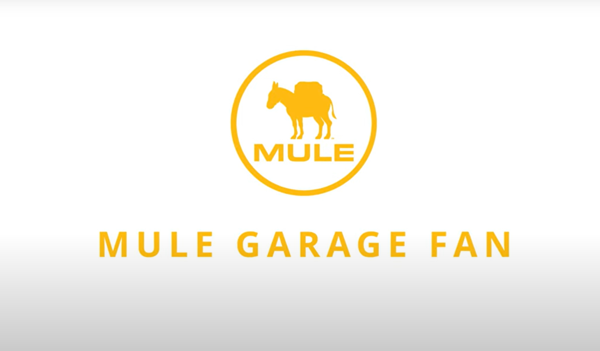 thumbnail video image 2 of Mule 18” Outdoor Ceiling Fan, High Flow Adjustable Mount Dual Speed, Matte Black, 2 of 10