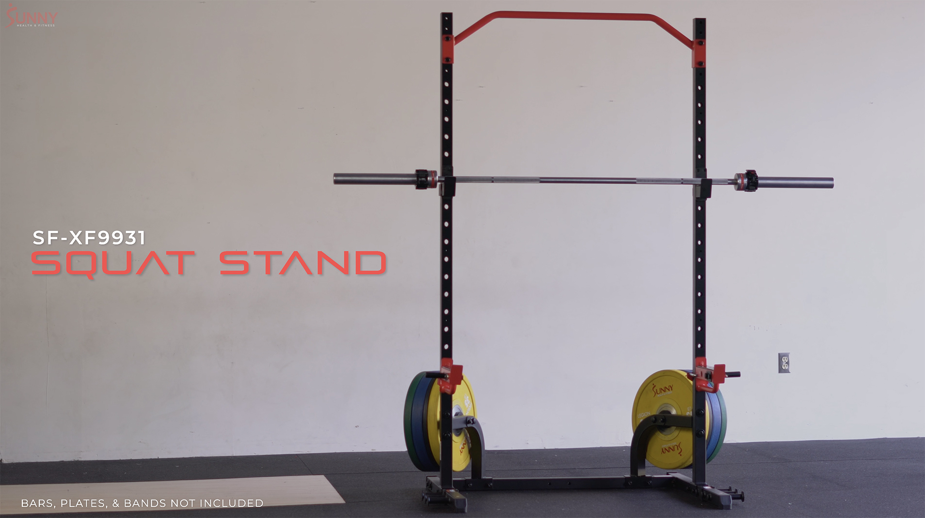 Sunny Health & Fitness Power Zone Squat Rack for Home Gym