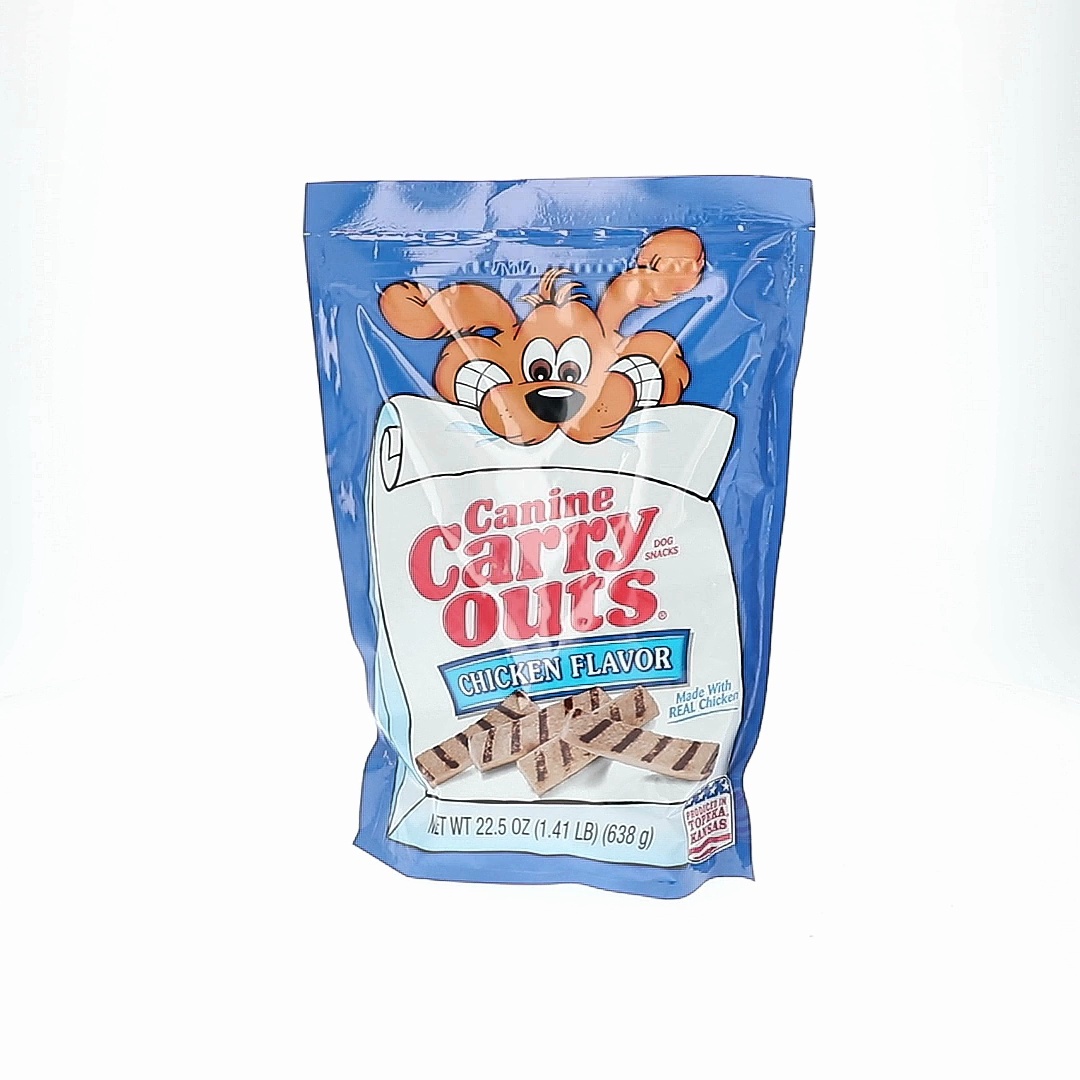 Canine Carry Outs Chicken Flavor Dog Treats 22.5oz Soft Chewy