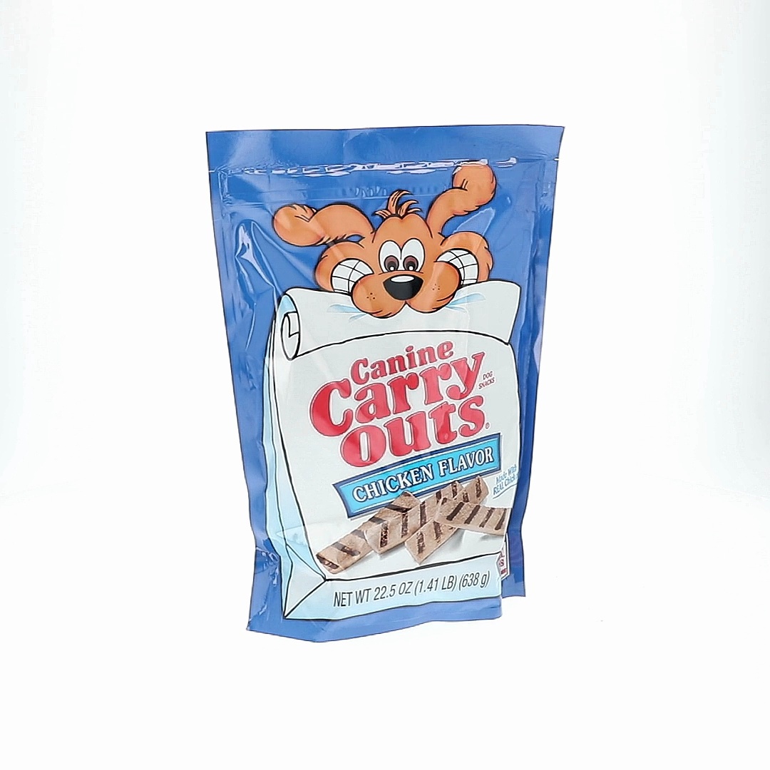 4 pack) Canine Carry Outs Chicken Flavor Soft Dog Treats, Chewy