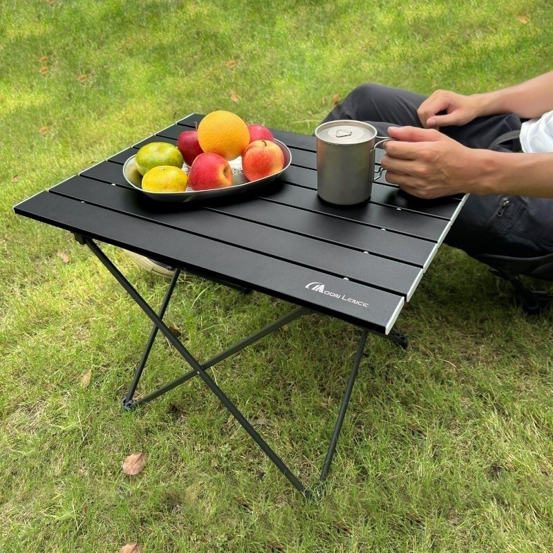 Dometic GO Compact KingCamp Bamboo Folding Table Lightweight