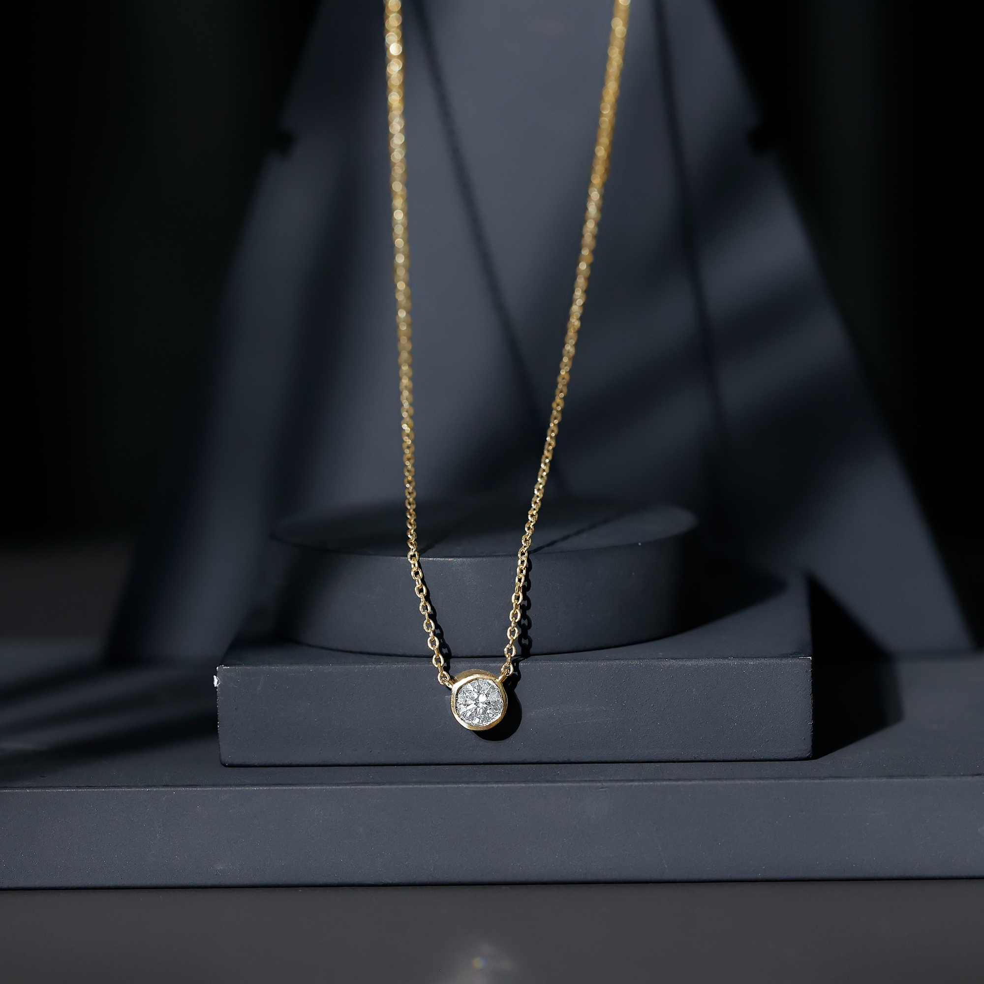 thumbnail video image 2 of Rosec Jewels - Lab Grown Diamond Necklace for Women - EF-VS Quality - Ready to Gift with Jewelry Box, 14K White Gold, 2 of 8