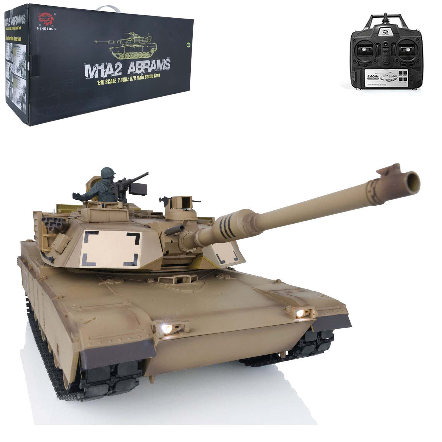 Henglong Electric RC Tank M1A2 Abrams TK7.0 1/16, Smoke