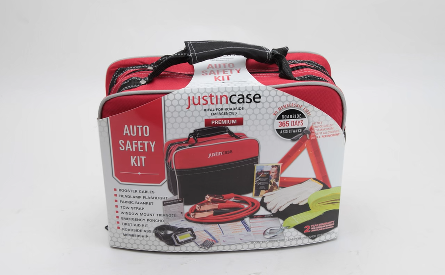 thumbnail video image 2 of Justin Case 102000 Premium Safety Kit with 365 Day Roadside Assistance, 2 of 11