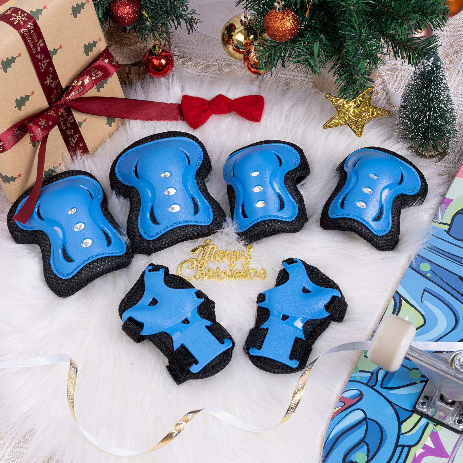 thumbnail video image 2 of BOSONER Kids/Youth Knee Pad Elbow Pads Guards Protective Gear Set for Roller Skates Cycling BMX Bike Skateboard Inline Skatings Scooter Riding Sports, 2 of 8