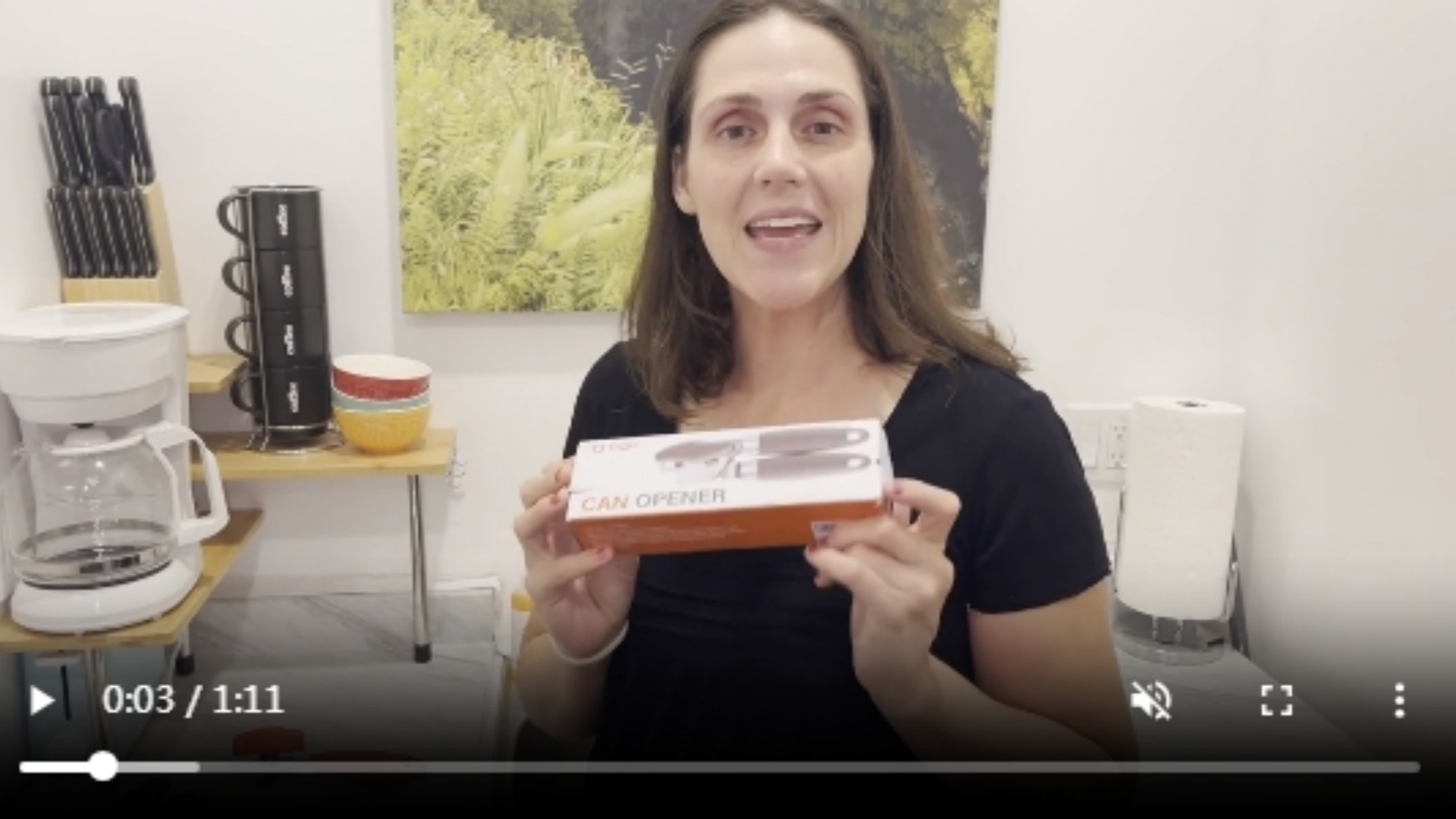 thumbnail video image 2 of TJ Pop Stainless Steel Heavy Duty Hand Manual Held Can Openers，gray, 2 of 10