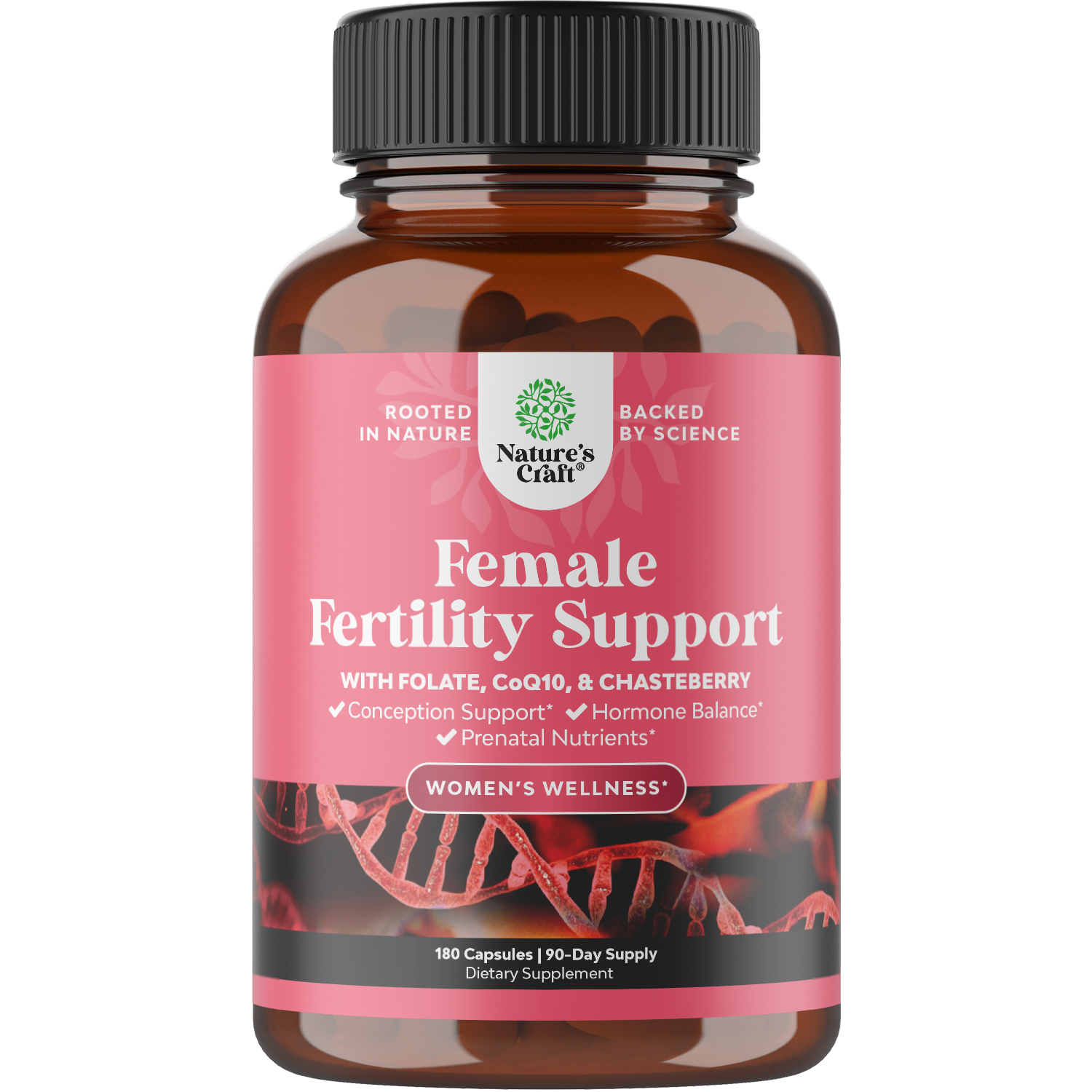 thumbnail video image 2 of Natures Craft Fertility Supplement for Women with Prenatal Multivitamins, 180 Capsules, 2 of 10