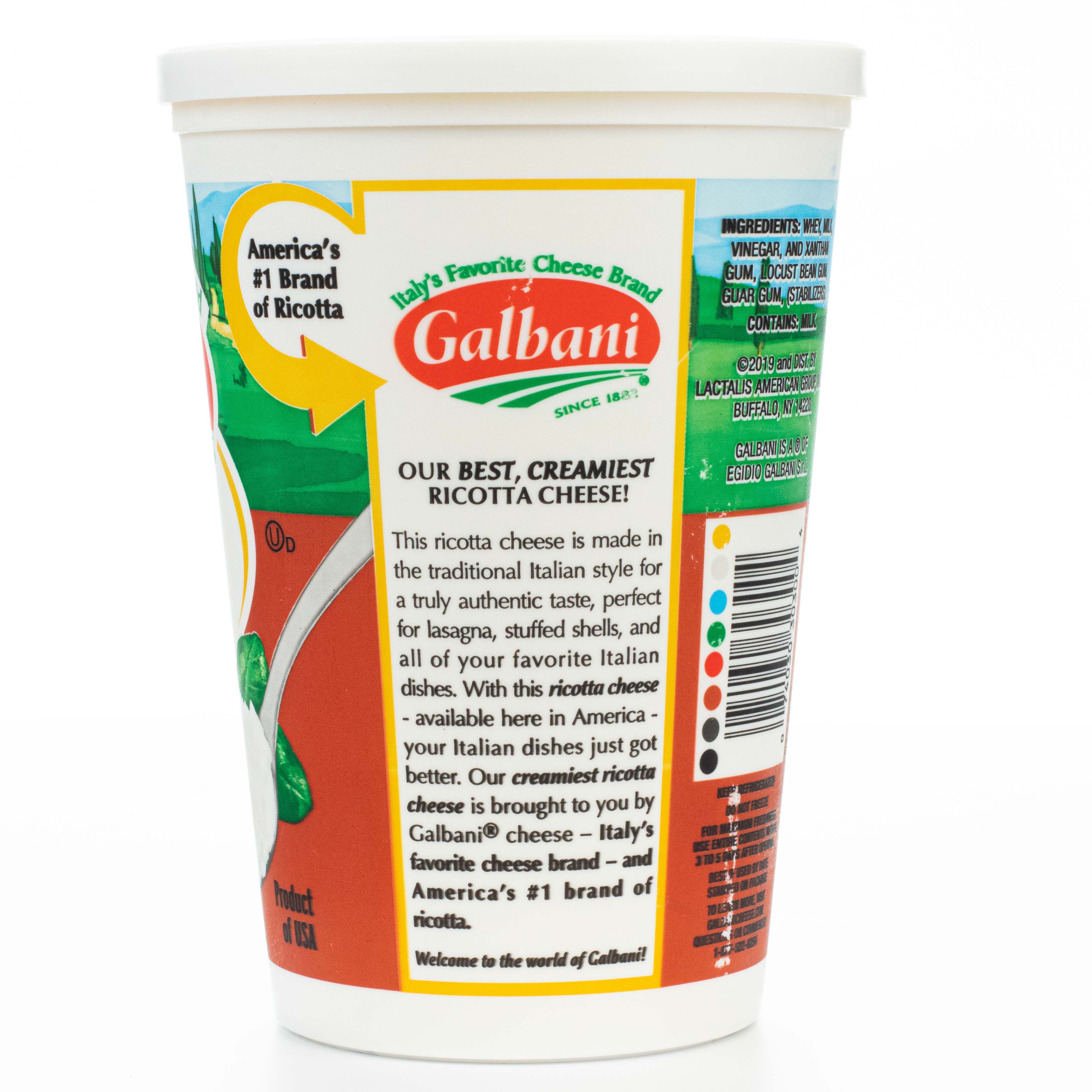 Galbani Original Ricotta, 3 lbs.