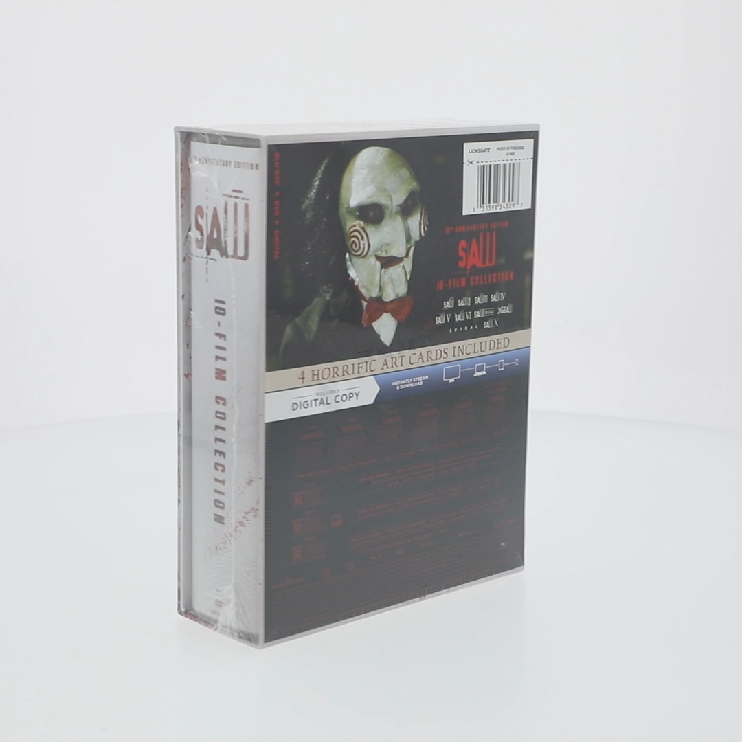 Saw 10-Film Horror Movie Collection (Blu-ray + DVD + Digital Copy