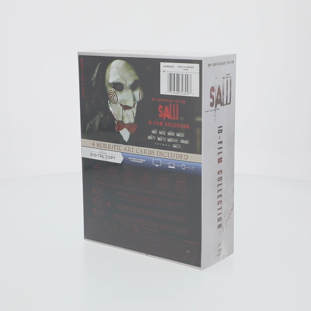 Saw 10-Film Horror Movie Collection (Blu-ray + DVD + Digital Copy