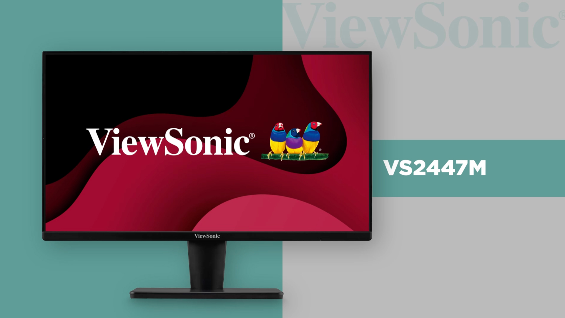 thumbnail video image 2 of ViewSonic Gaming FreeSync VS2447M 24" FHD Monitor, 2 of 9