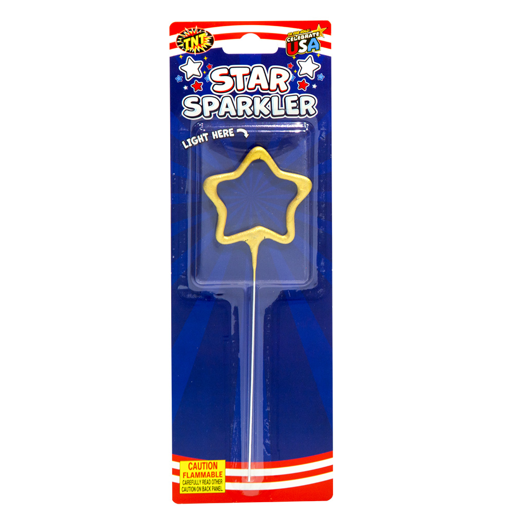 thumbnail video image 2 of TNT Fireworks, Star Sparkler 12 Pack, 2 of 5