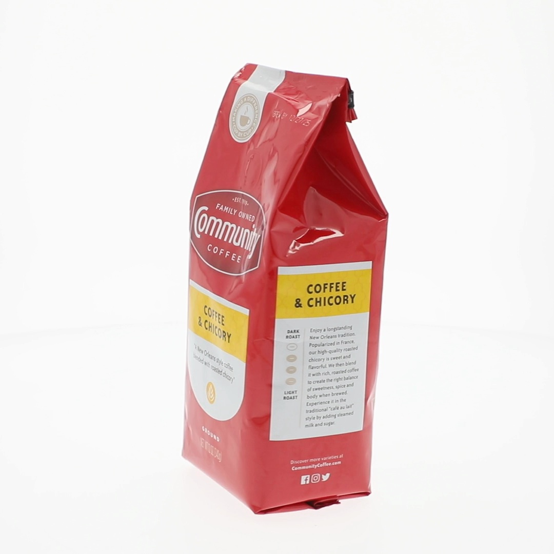 Community Coffee And Chicory Medium Dark Roast 12 Ounce Pack Of 6