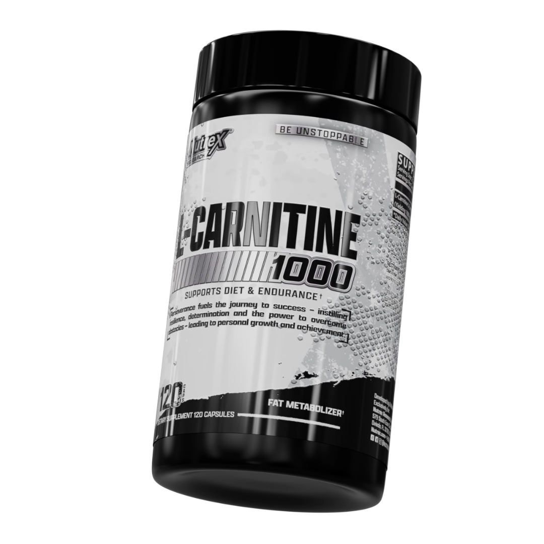 Nutrex Research L-Carnitine 1000 Fat Metabolism Energy Support 120 Capsules