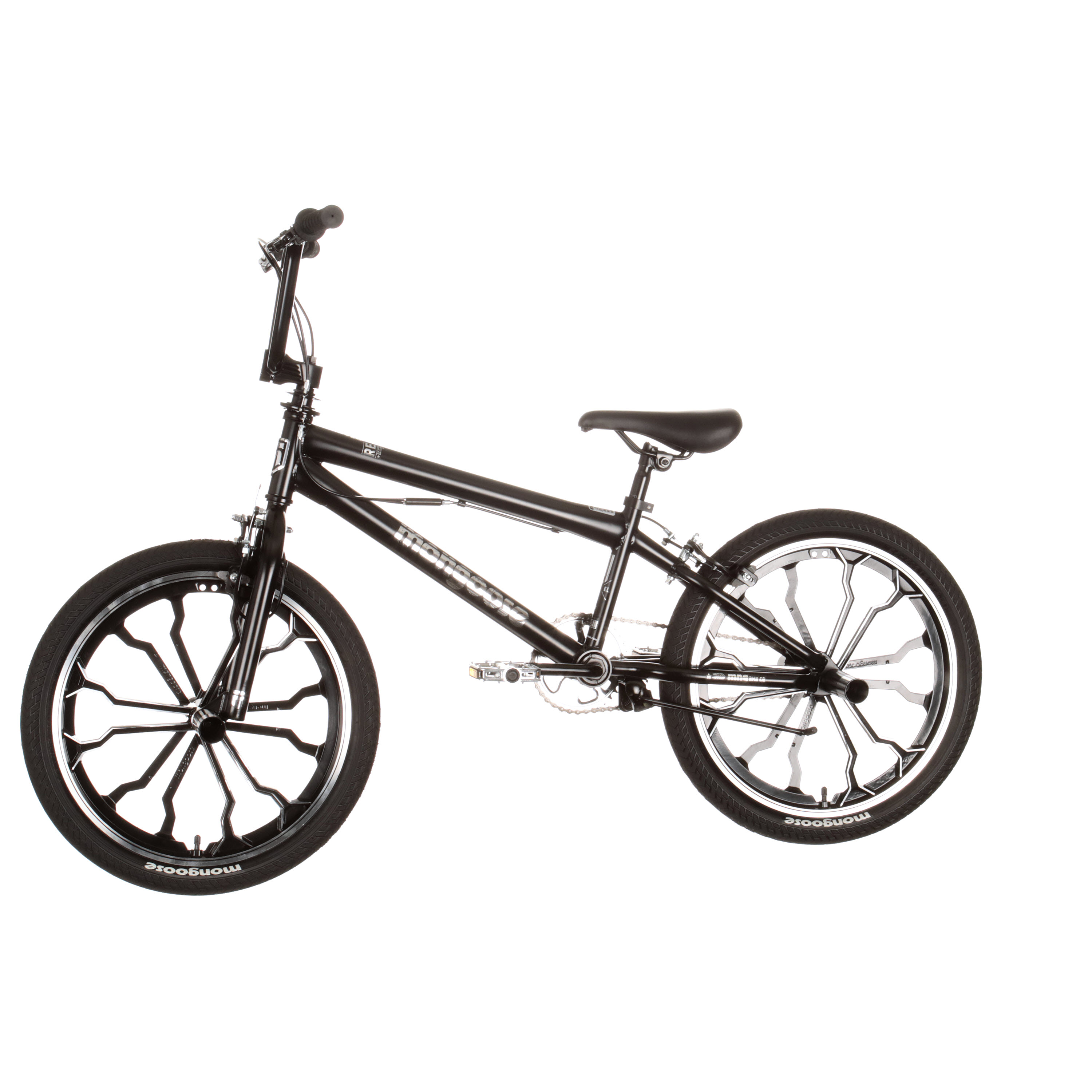 Mongoose Rebel Boys 20 inch Kids BMX Bike Ages 7 13 Black