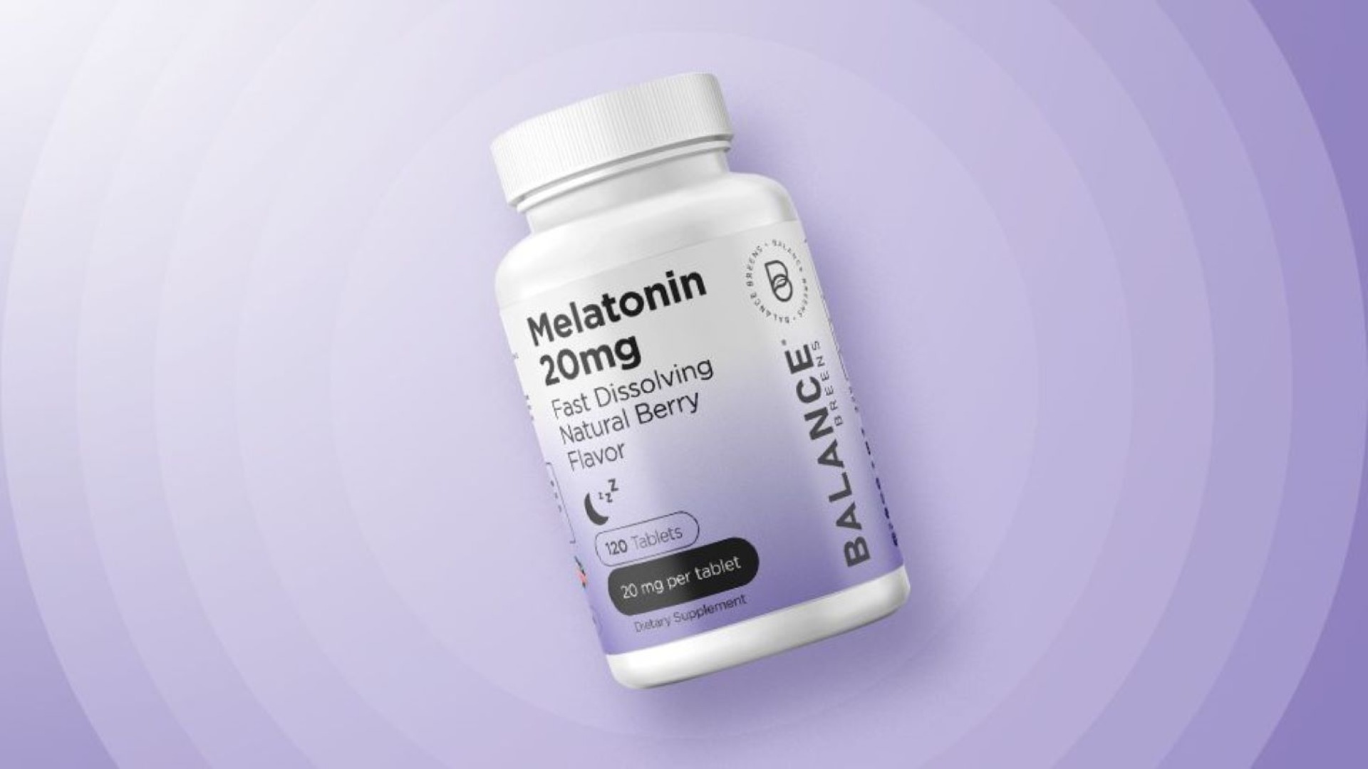 thumbnail video image 2 of Melatonin 20mg, 120 Tablets - Natural Sleep Aid, 2 of 10