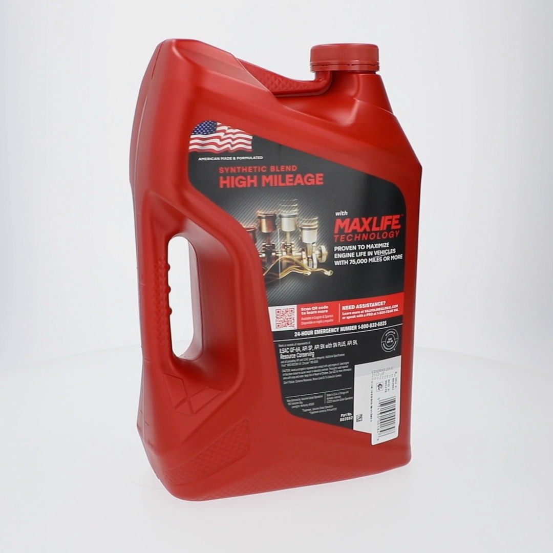 High Mileage MaxLife 150K 5W-30 Synthetic Blend Motor Oil – 5 Quart