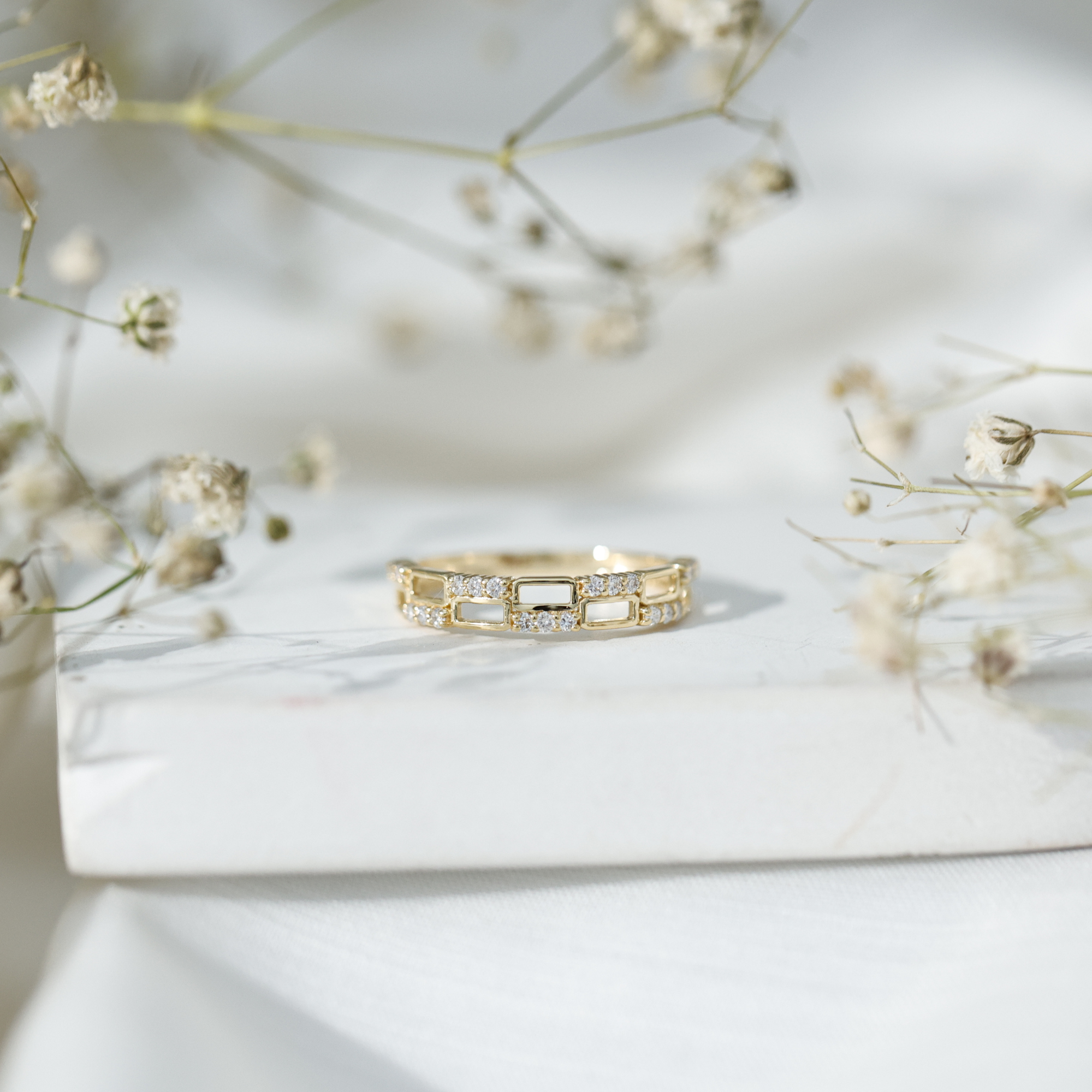 thumbnail video image 2 of Rosec Jewels Lab Grown Diamond Anniversary Half Eternity Ring Band (EF-VS Grade), 18K White Gold, US 9.50, 2 of 9