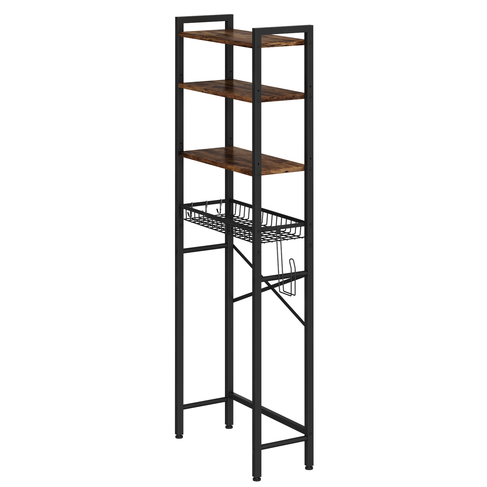 Furniture of America Kilrea Traditional Over The Toilet Shelf Organizer by, Size: Sand Black/Light Pure Copper, Bronze