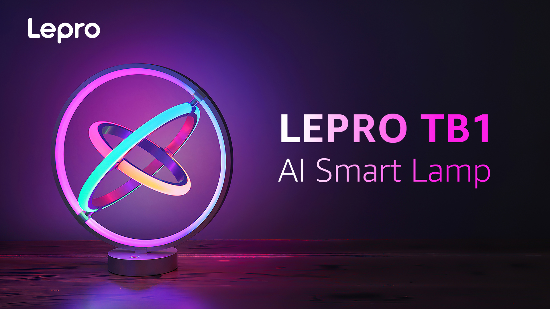 thumbnail video image 2 of Lepro TB1 AI LED Table Lamps, Multicolor RGB Smart Bedside Lamp Dimmable, APP Control Alexa Google Compatible, LightBeats Music Sync for Bedroom, Living Room, Mother's Day, 2.4 GHz Wifi/Bluetooth, 2 of 8