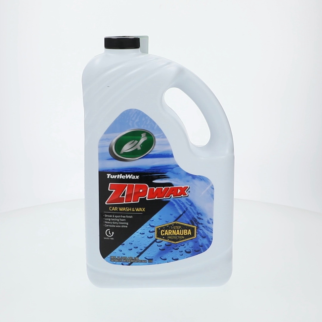 Turtle Wax 53870 Zip Wax Quick and Easy Car Wash and Wax, 100 oz