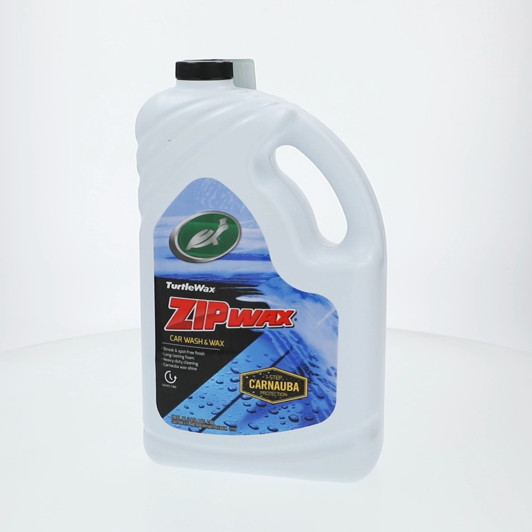 Turtle Wax 53870 Zip Wax Quick and Easy Car Wash and Wax, 100 oz