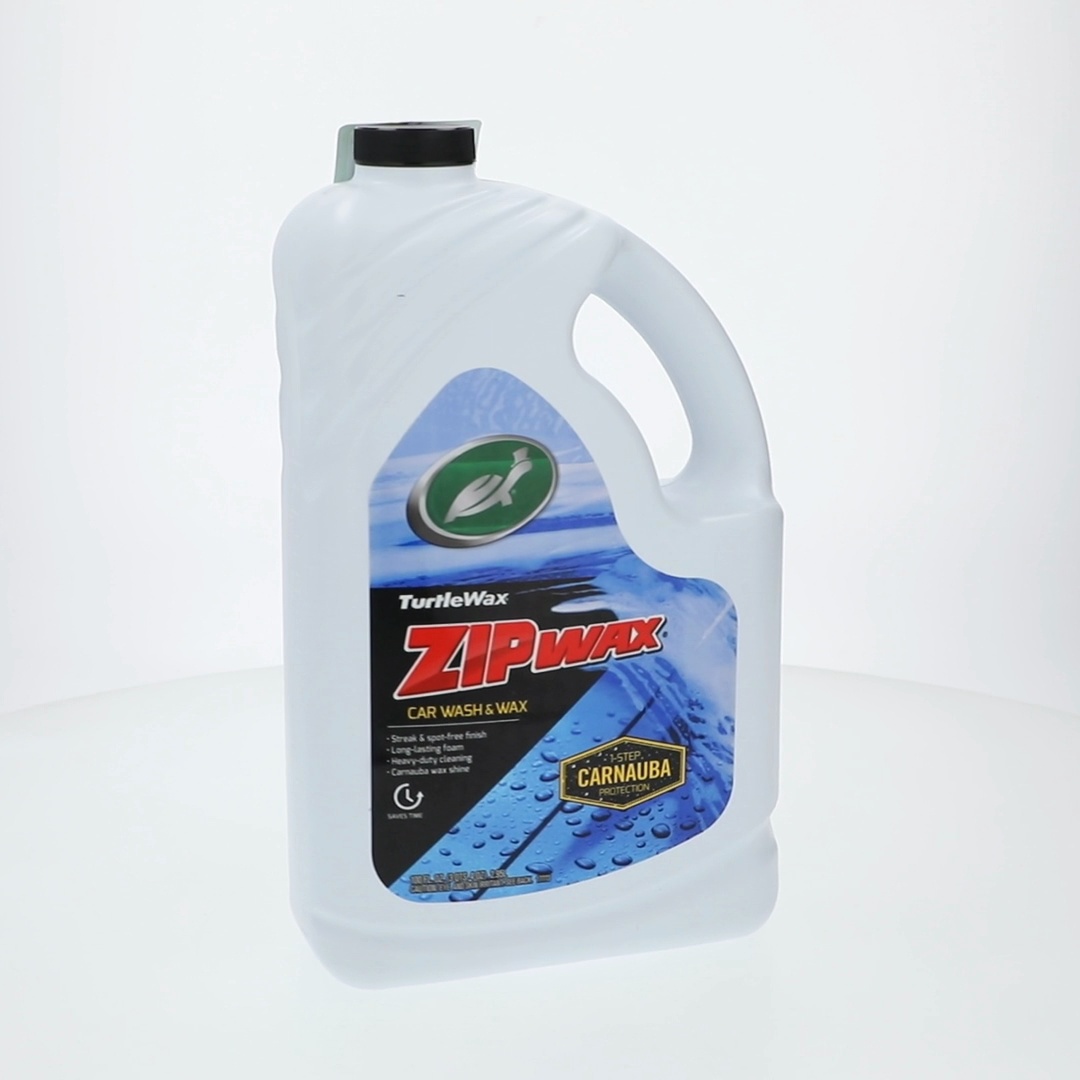 Turtle Wax 53870 Zip Wax Quick and Easy Car Wash and Wax, 100 oz