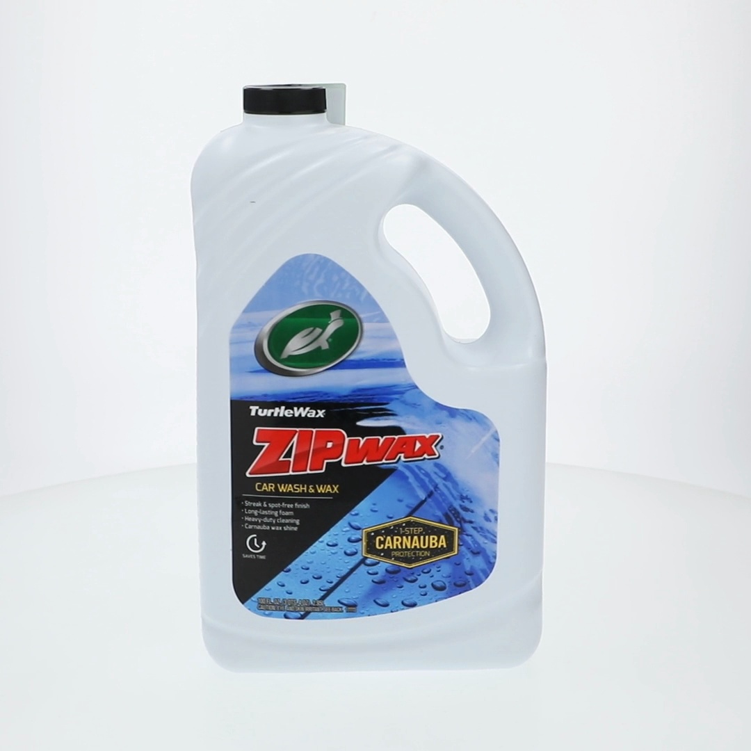 2 pack) Turtle Wax 53870 Zip Wax Quick and Easy Car Wash and Wax