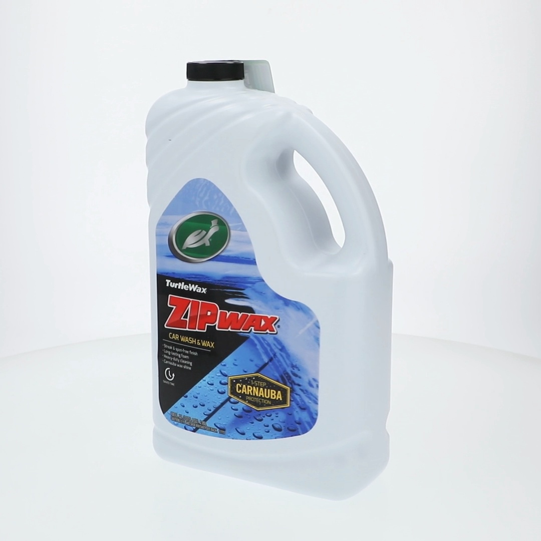 Turtle Wax 53870 Zip Wax Quick and Easy Car Wash and Wax, 100 oz