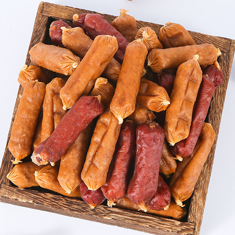 thumbnail video image 2 of Soft Chew Duck Sausages For Dogs - Dog Treats for Small, Medium, & Large Dog - Made with Fresh Meat and Healthy, High Protein Make the Perfect Positive-Reward Training Treats for Dogs, 14.1oz, 2 of 10