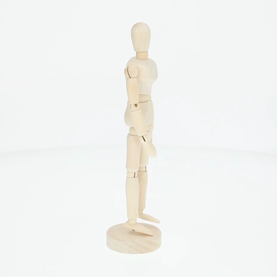 2 pack) (2 pack) Royal & Langnickel Essentials 8 inch Wood Human